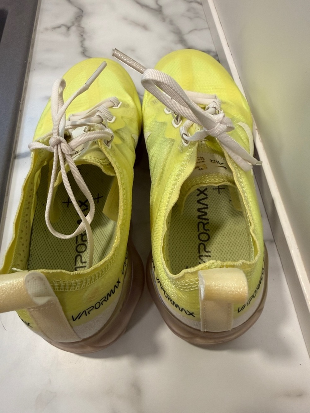 Nike Air VaporMax 2019 lime green SE women's sneakers size 7 - Picture 7 of 10